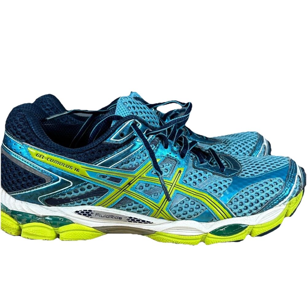 ASICS Gel-Nimbus16 Women's Size 9.5 Blue Running Shoes T489N Athletic